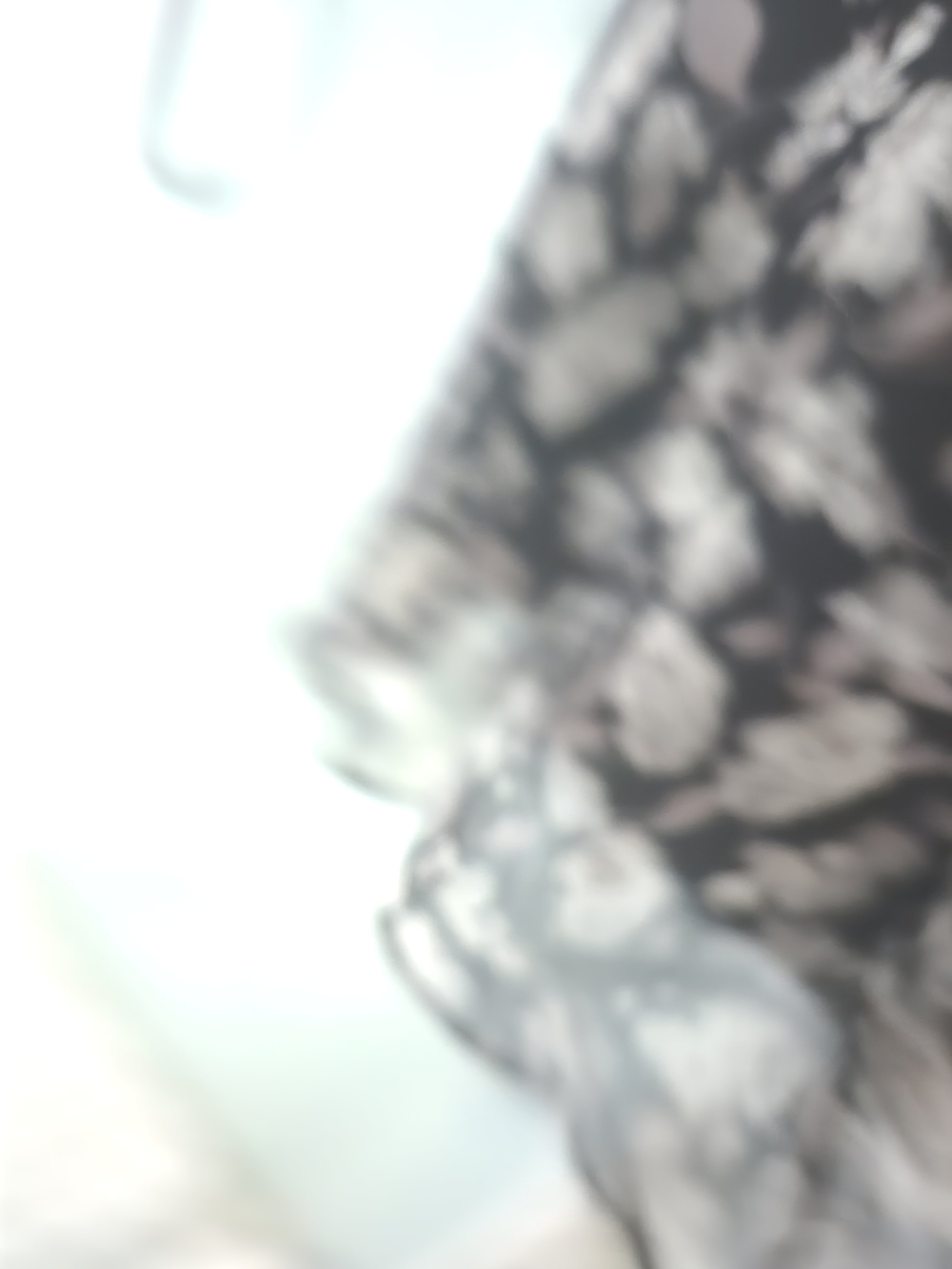 Ricki's Black Midi Dress with Gray Floral Print - Picture 5 of 6